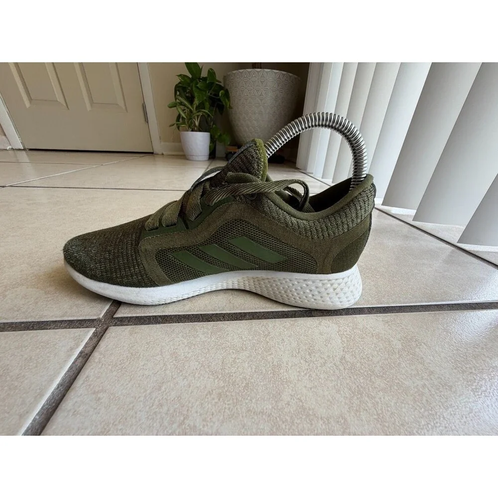 Adidas Edge Lux 3 Olive Green Women's Running Shoes Size 6 Sneakers Bounce